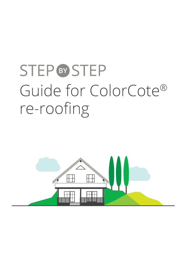 colorcote step by step-re roofing brochure cover