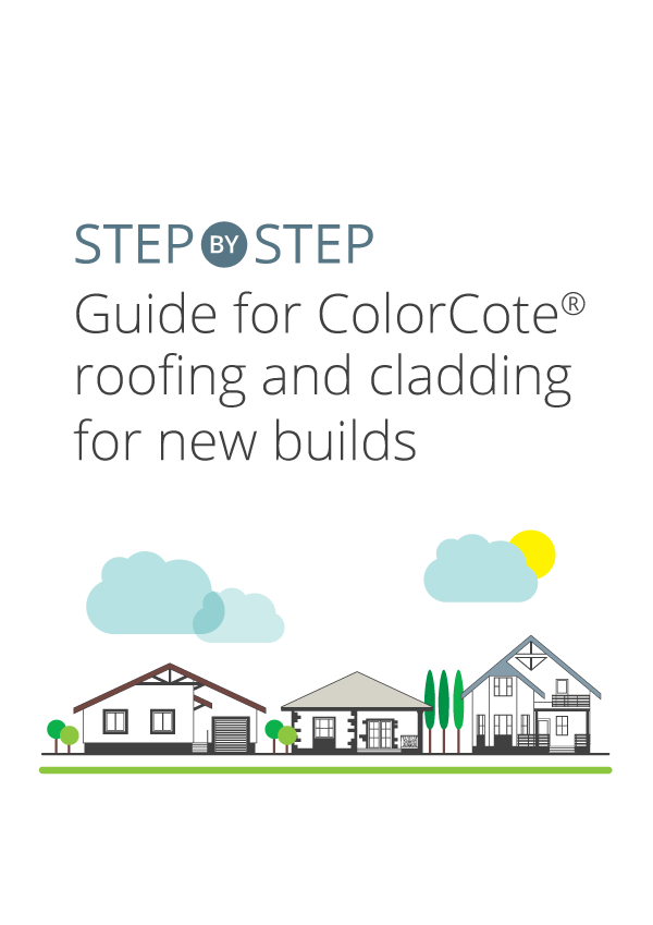 colorcote step by step guide for roofing and cladding new build brochure