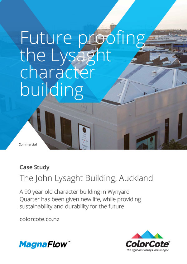 colorcote roofing john lysaght building case study